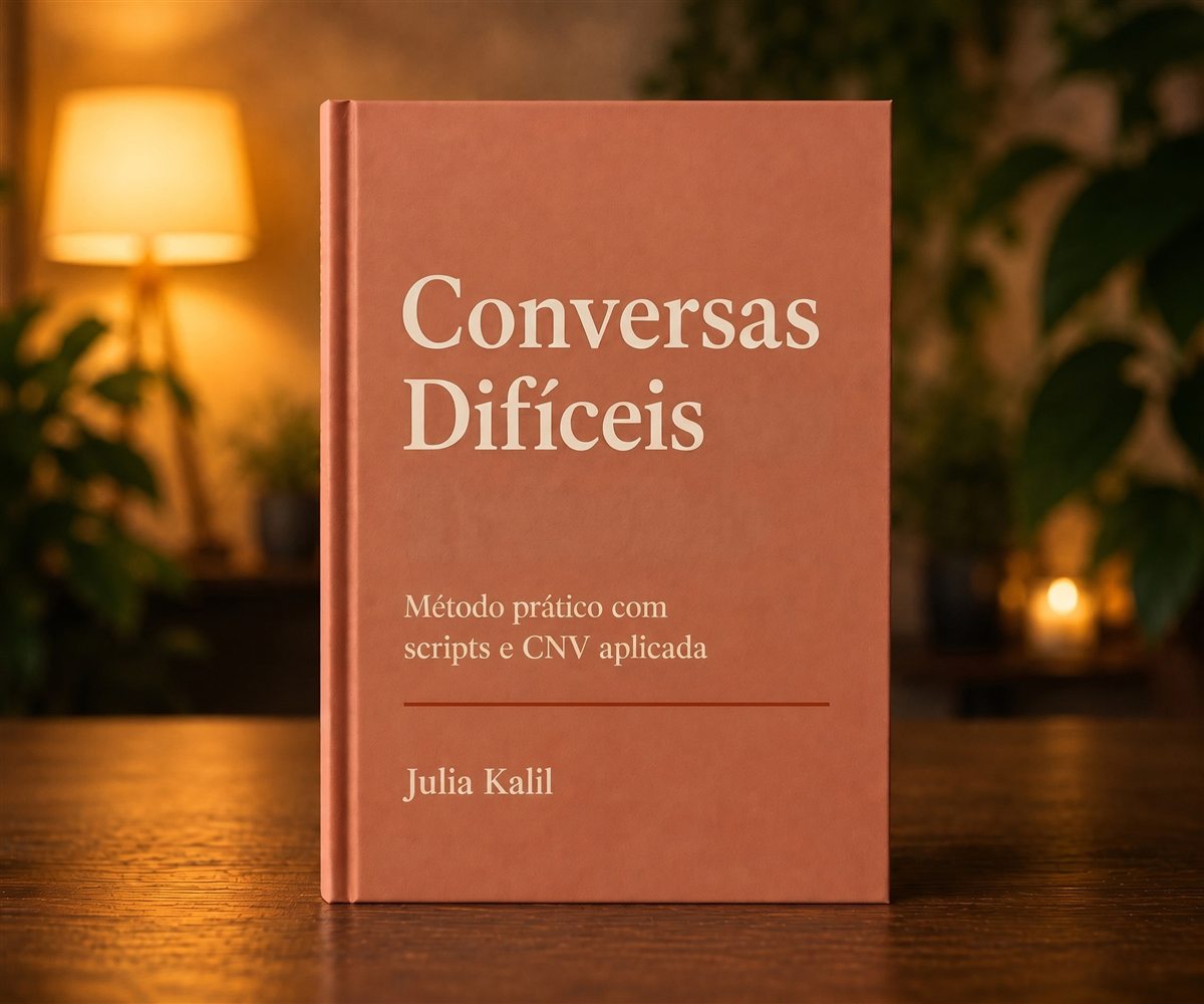 Capa do e-book Conversas Difíceis, de Julia Kalil